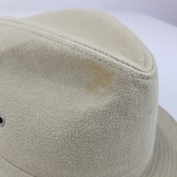 Dorfman Pacific Hat Safari Fitted Mens Large Khaki Tan Vent Eyelets Outdoor - Picture 4 of 9